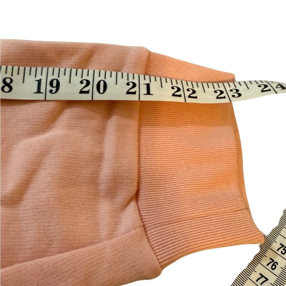 Victoria’s Secret Pink Lounge Campus Pullover Hooded Sweatshirt Rosy Nectarine - Picture 7 of 11